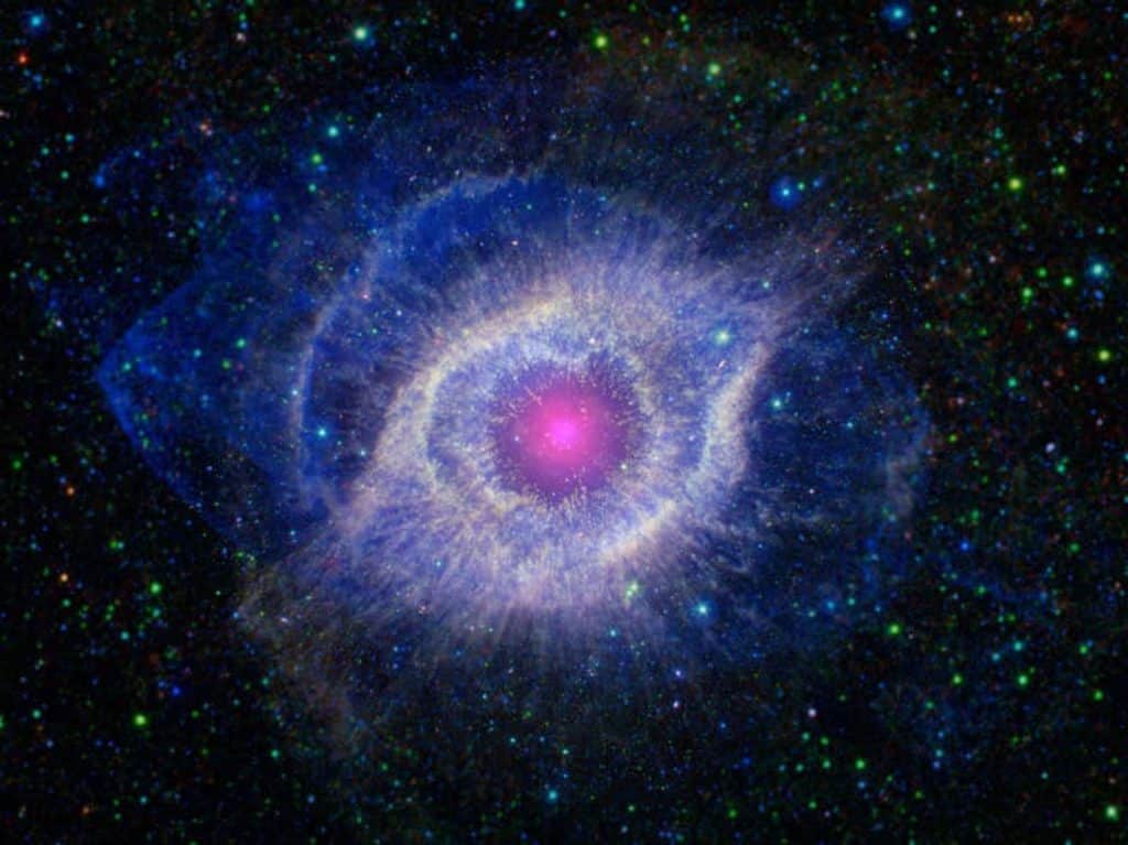 Explosion d'une supernova illuminant l'univers